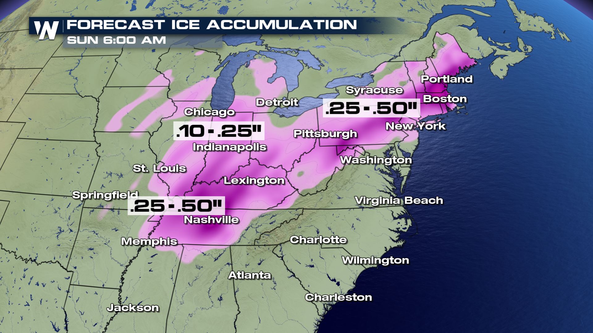 Snow & Ice to Snarl Traffic in Northeast This Weekend - WeatherNation