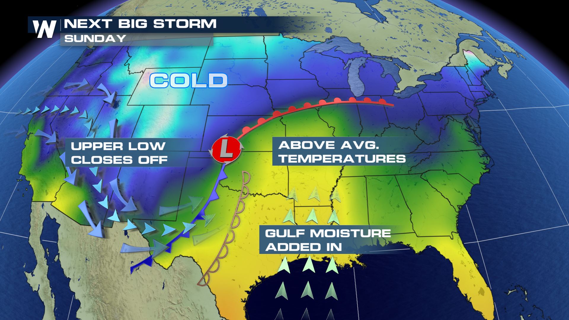 Severe Threat Increases In Southern U.S. - WeatherNation