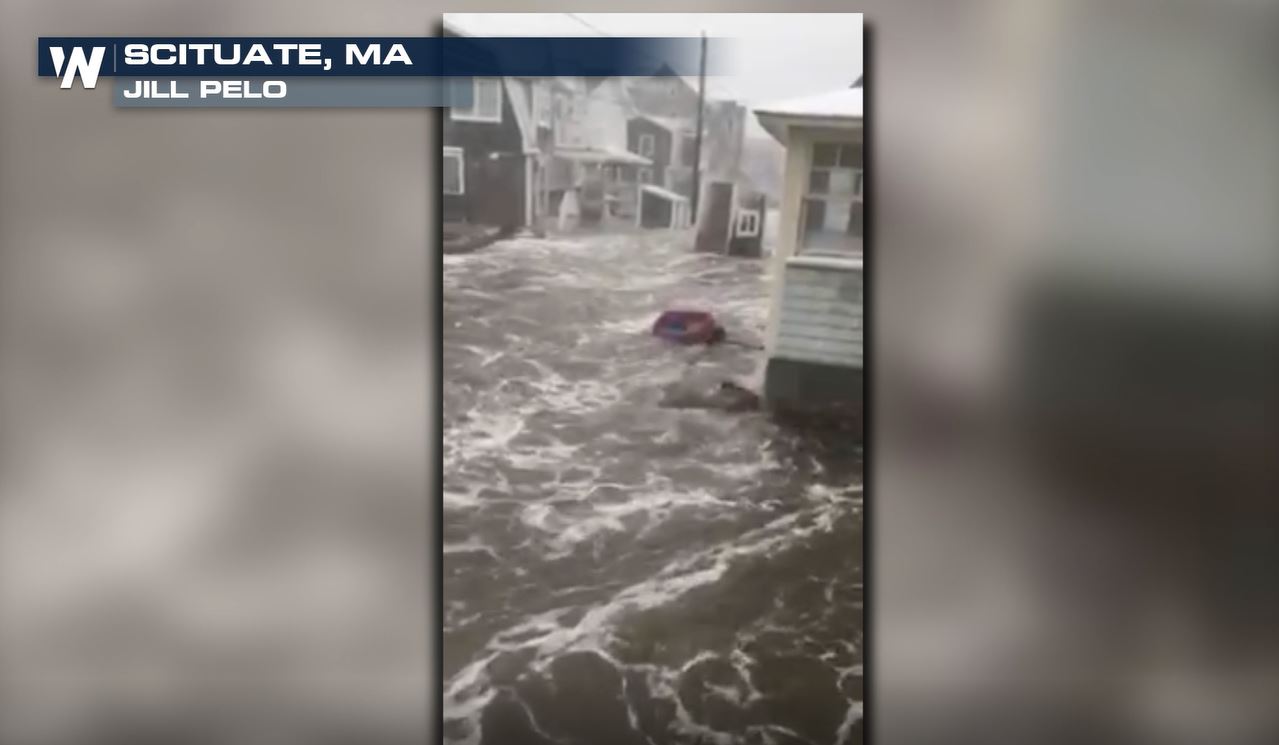 Ocean Floods Massachusetts Town After Seawall Breaches During Nor ...