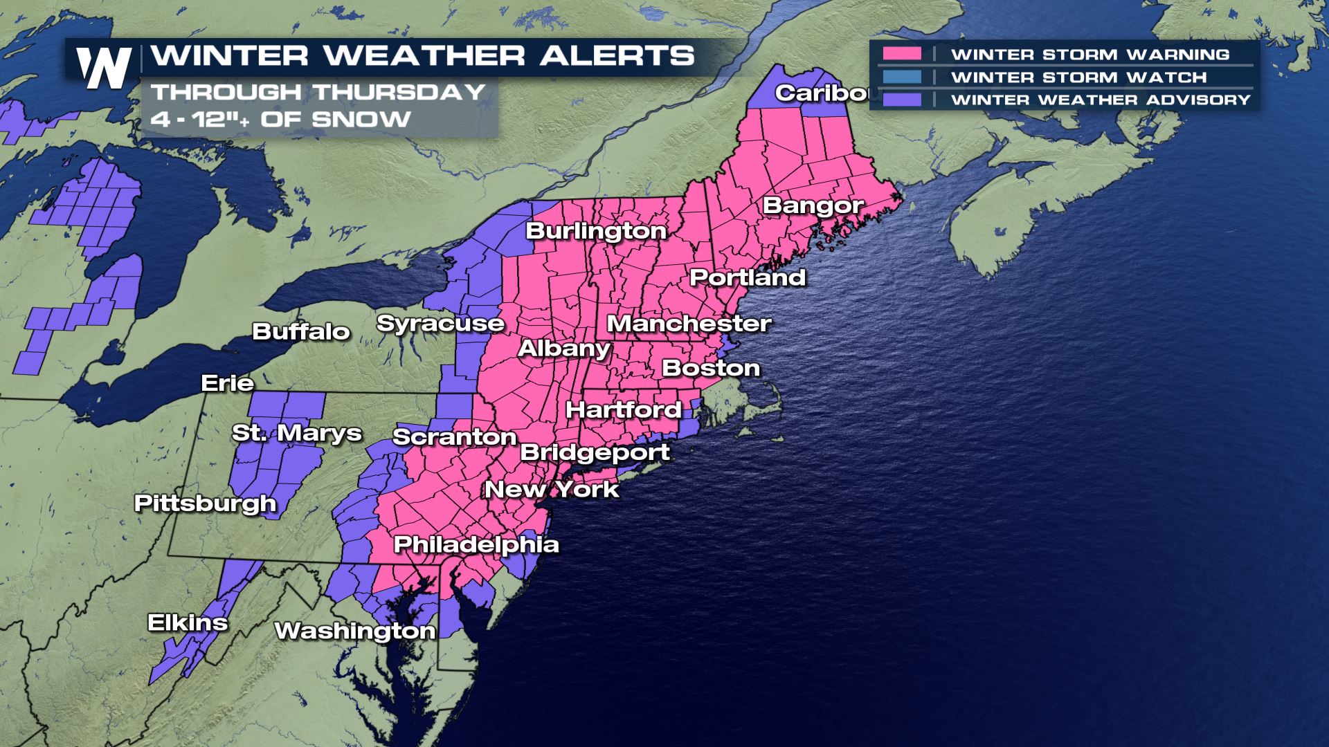 Storm Bringing Heavy Snow, Wind to the Northeast - WeatherNation