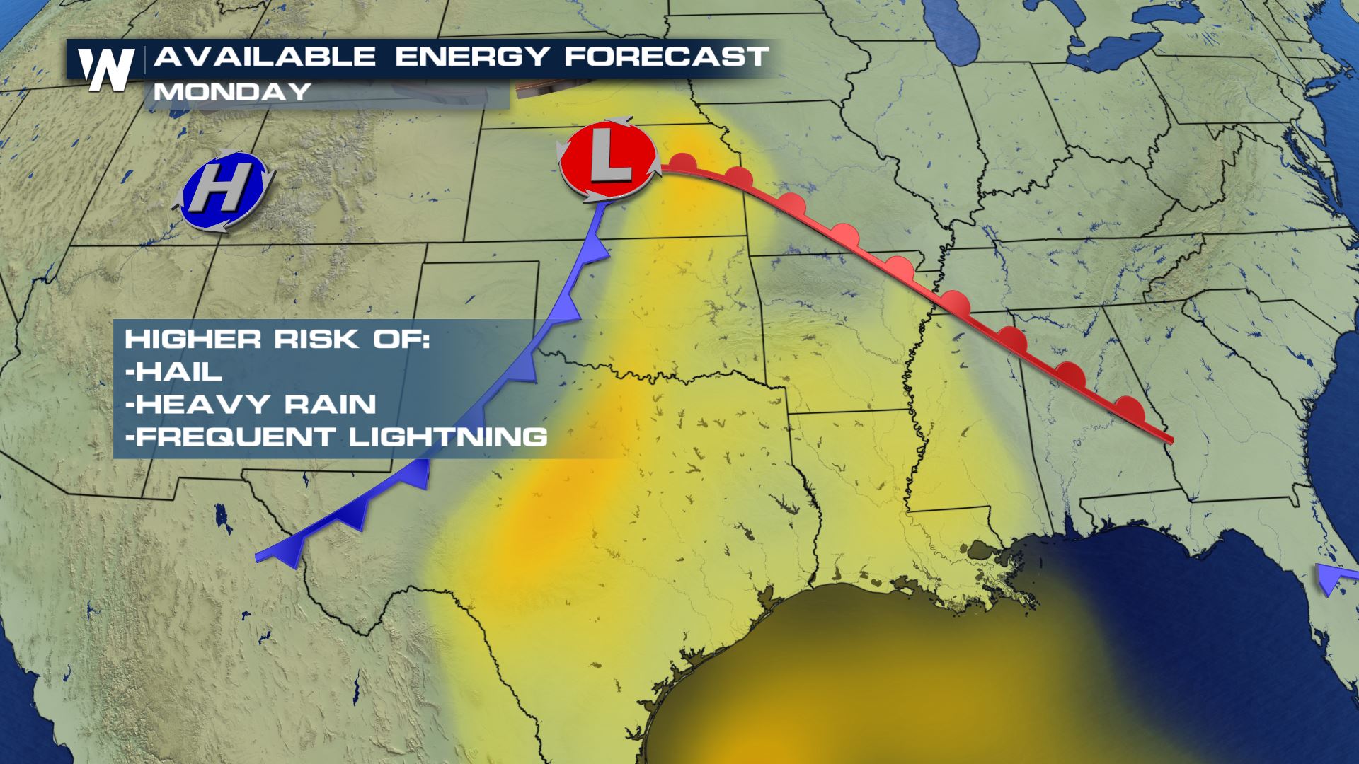 Severe Threat to Increase Across Southern Plains Early Next Week ...