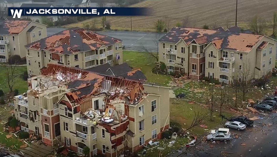 Jacksonville an EF3 Tornado, NWS Says WeatherNation