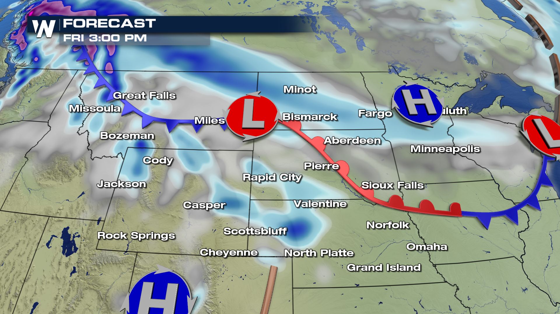 Wind and Snow On The Way For The High Plains - WeatherNation