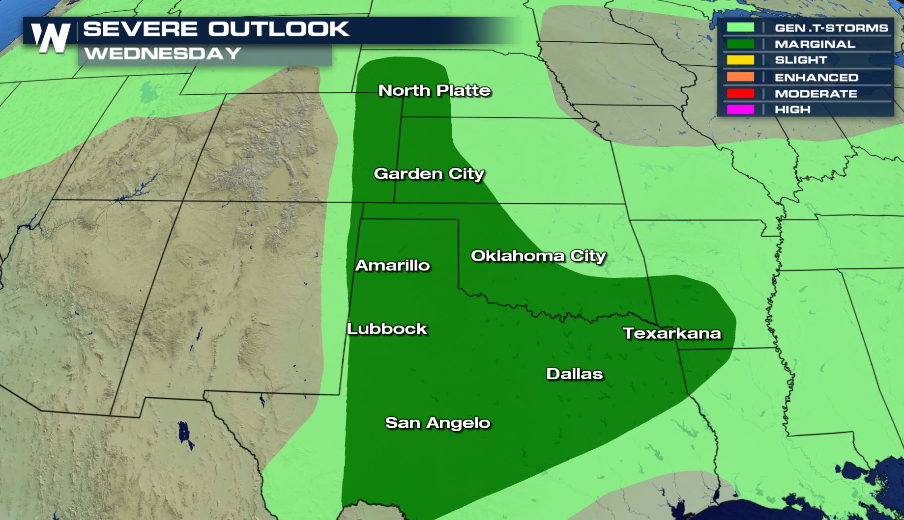 Another Round of Severe Weather For The Plains - WeatherNation