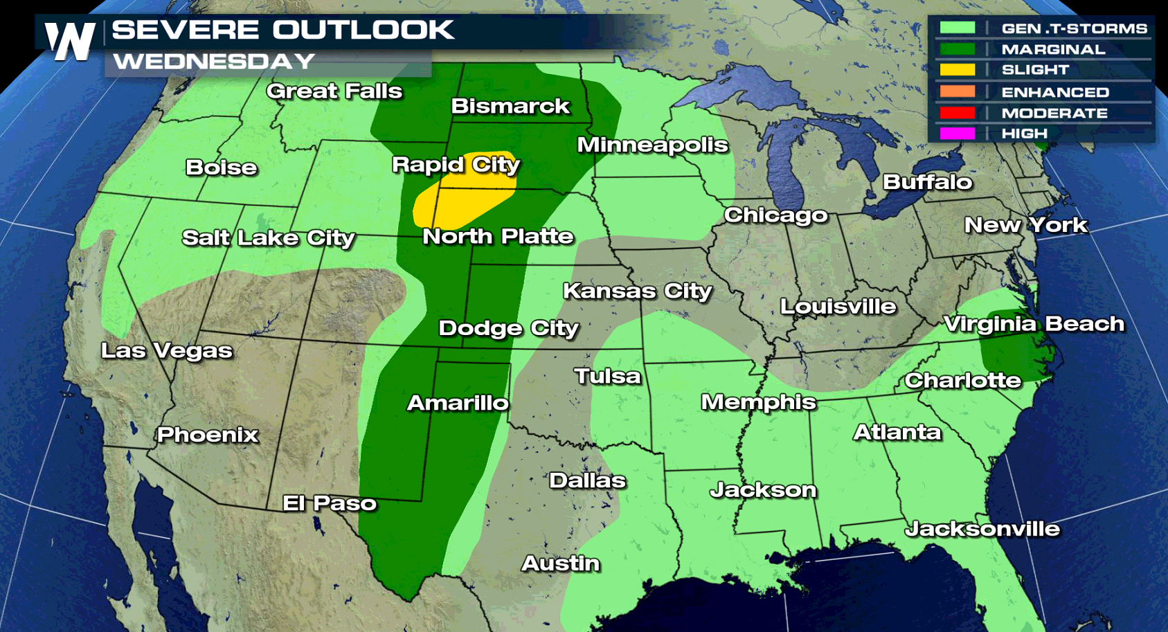 Severe Weather Threat in the Plains and Upper Midwest the Next Few Days ...