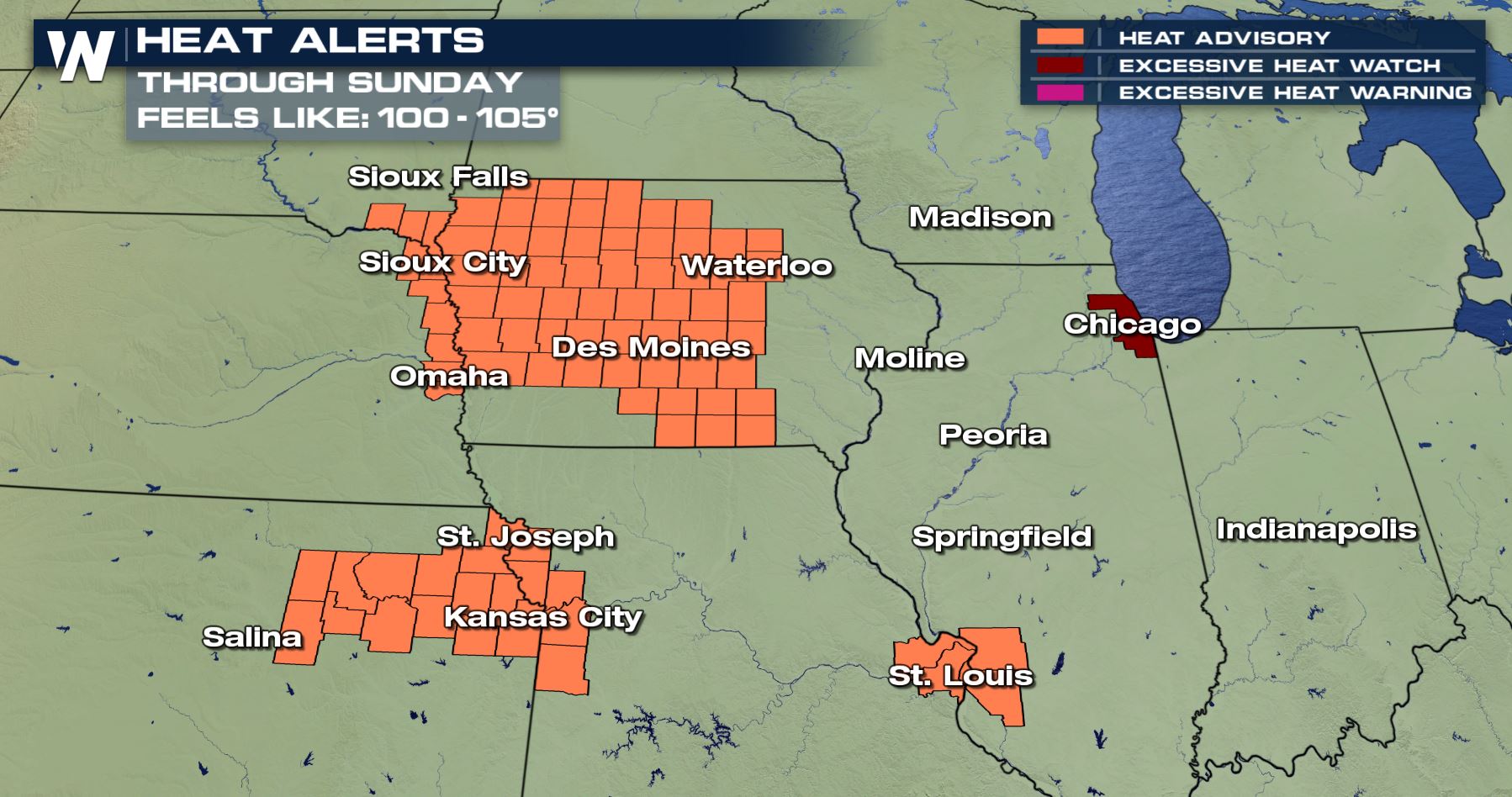 The Midwest Bakes in Dangerous Heat - WeatherNation