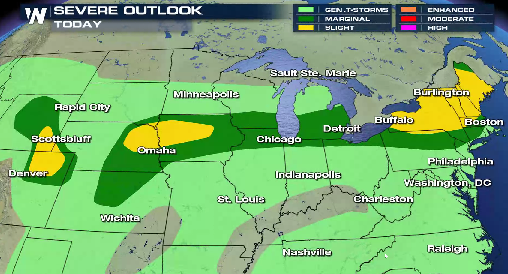 The Severe Weather Outlook to Start This Week - WeatherNation
