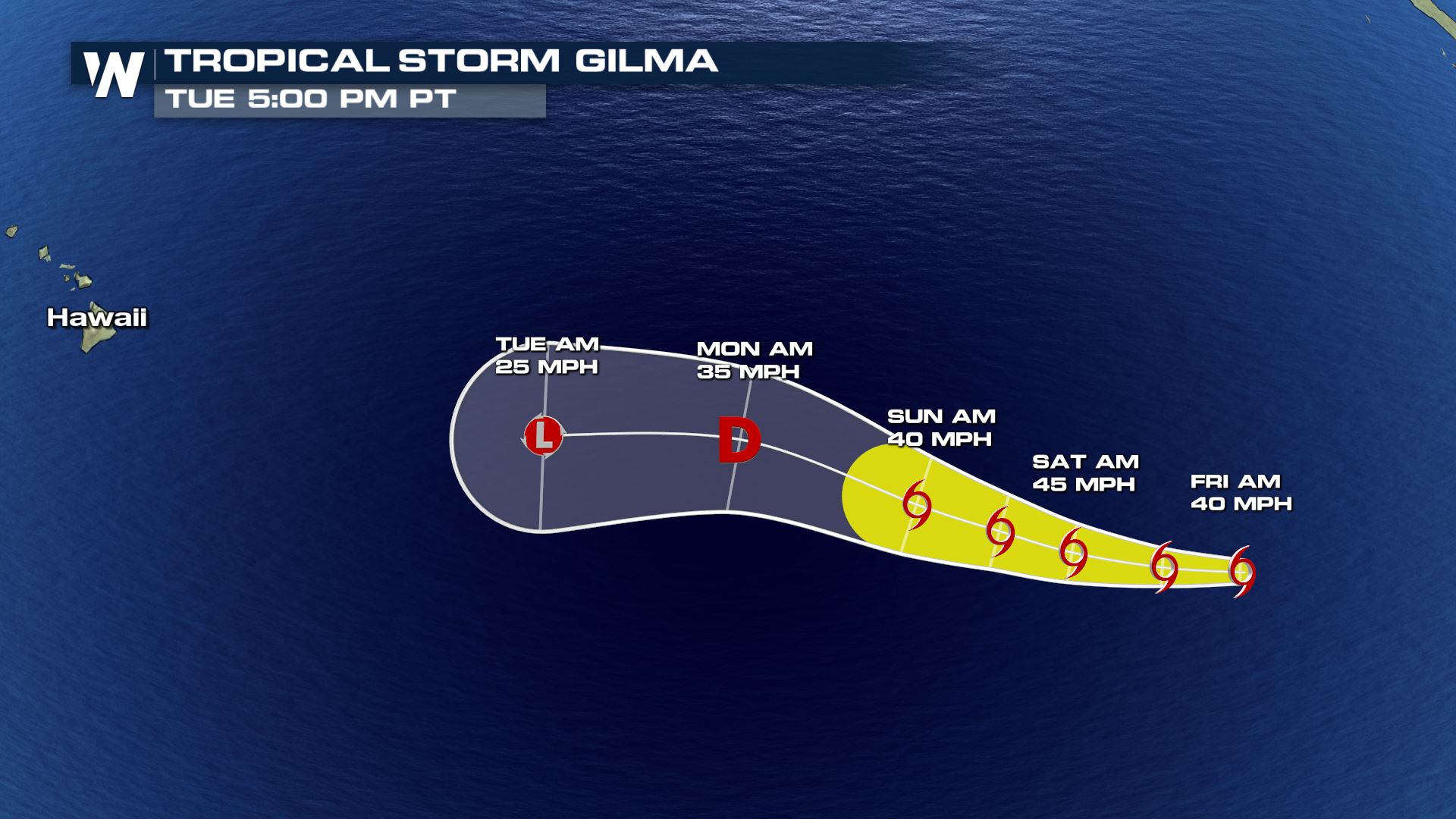 Tropical Storm Gilma has formed in the Eastern Pacific - WeatherNation