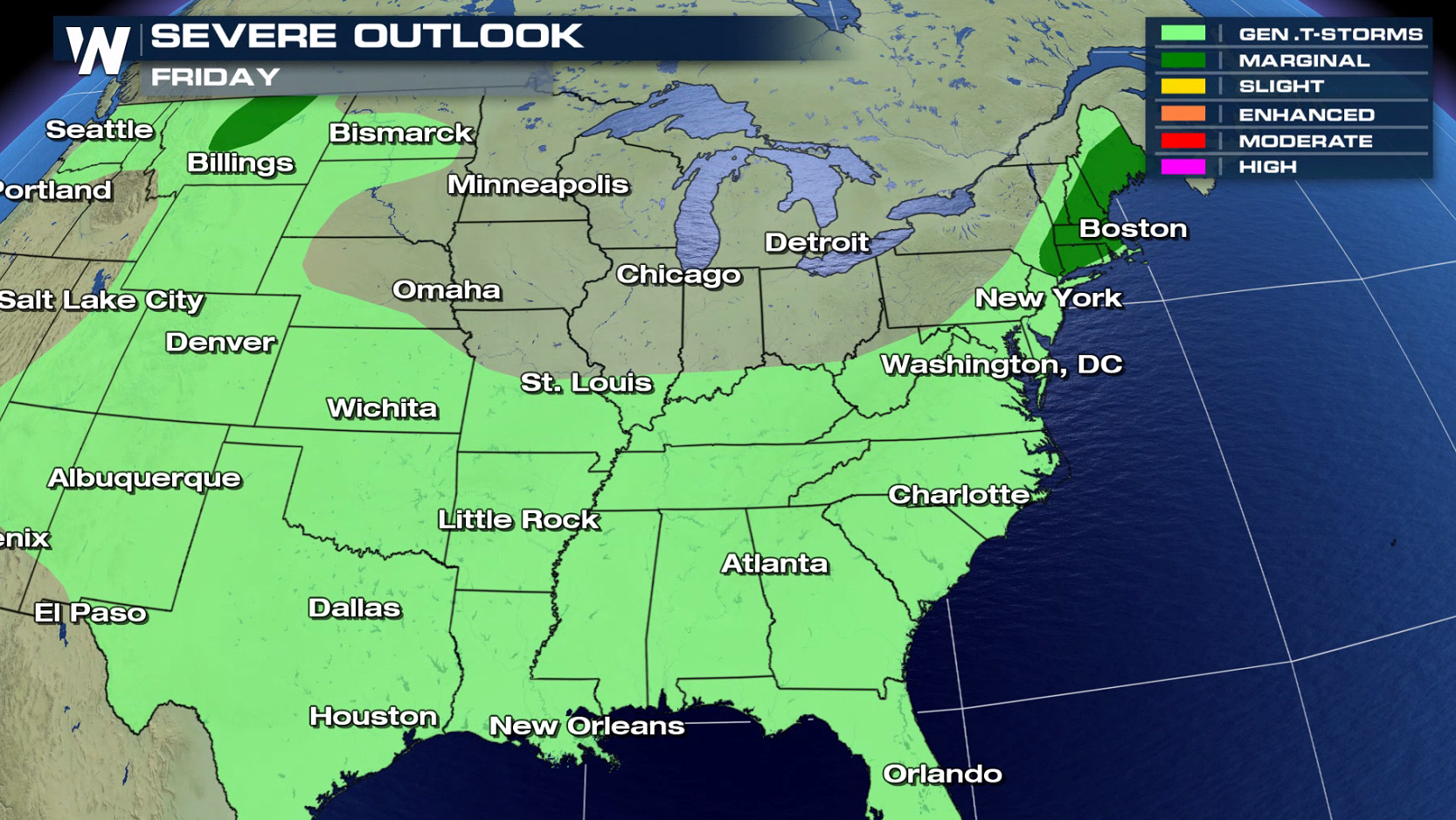A Look at the Severe Weather Potential into This Weekend - WeatherNation