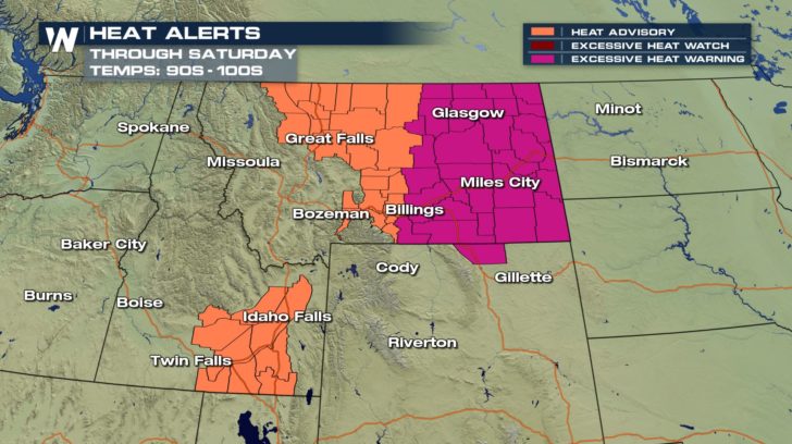 Record Heat Heads for the High Plains and Mid-West