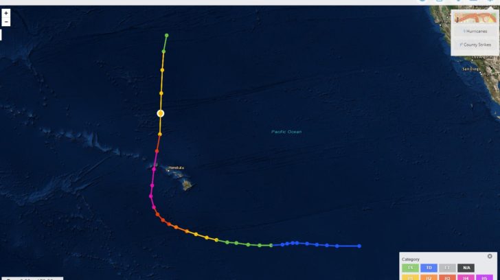 Hurricane Lane: Rare Forecast of Hurricane Landfall for Hawaii