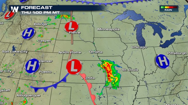 Severe Weather Threat in the High Plains Thursday
