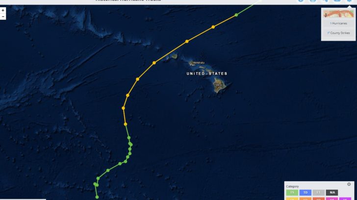 Hurricane Lane: Rare Forecast of Hurricane Landfall for Hawaii