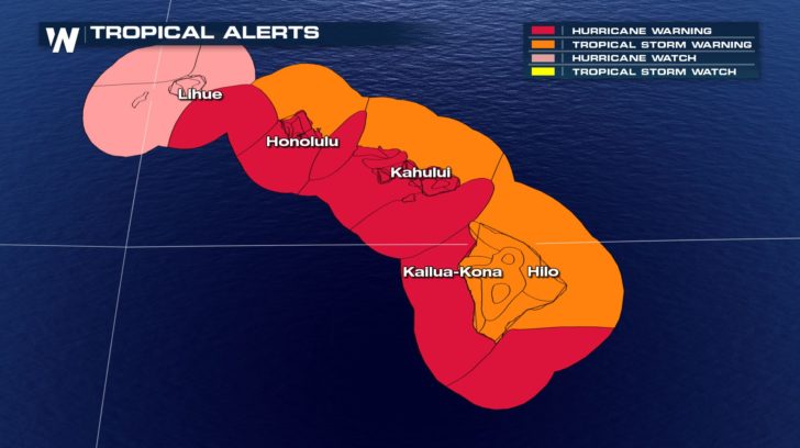 Powerful Hurricane Lane Moves Toward Hawaiian Islands