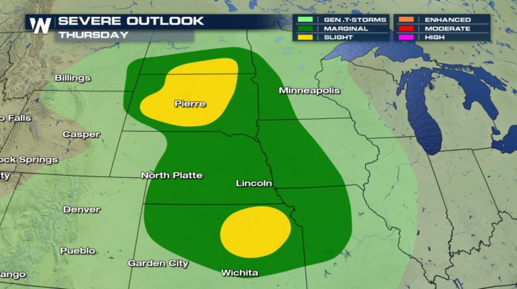 Severe Weather Threat in the High Plains Thursday