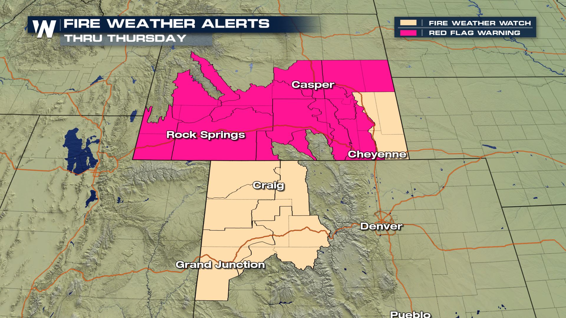 The Fire Weather Threat Continues Out West