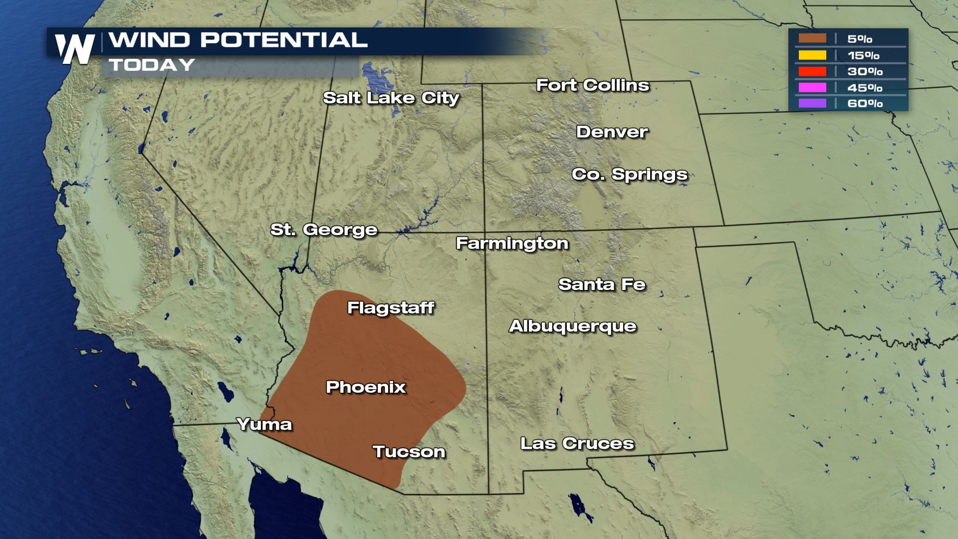 More Chances for Heavy Rain and a Dust Storm in Arizona Sunday