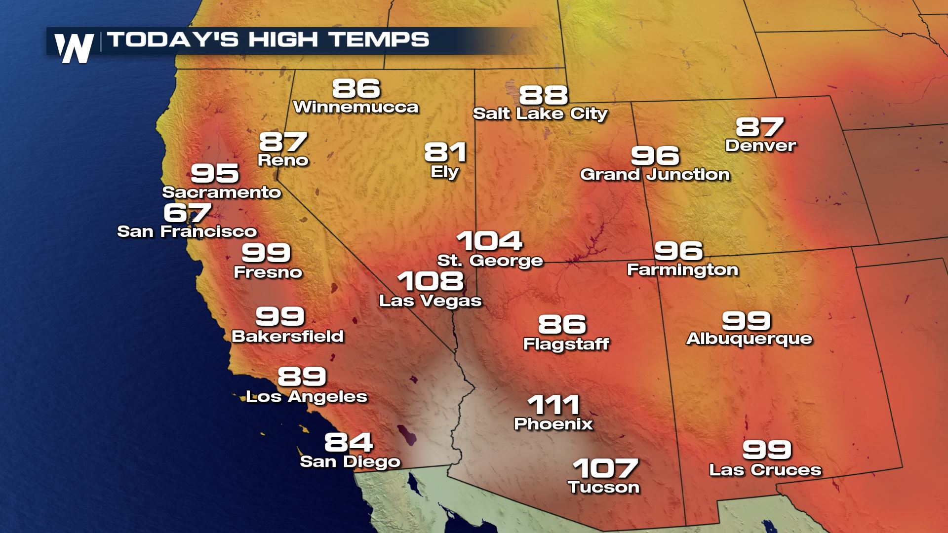 Temperatures Heat Up in the Southwest - WeatherNation