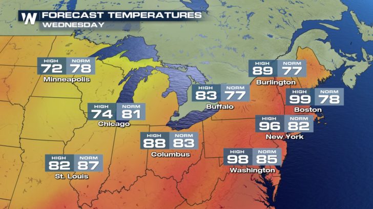 Cool Down in Store for the East Coast