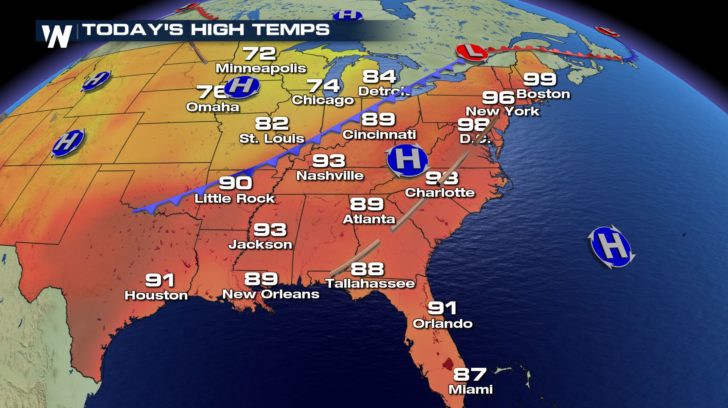 Cool Down in Store for the East Coast