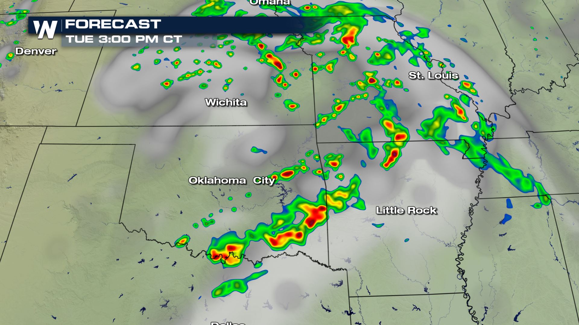 Flash Flooding Risk for Eastern Oklahoma and Western Arkansas Tuesday