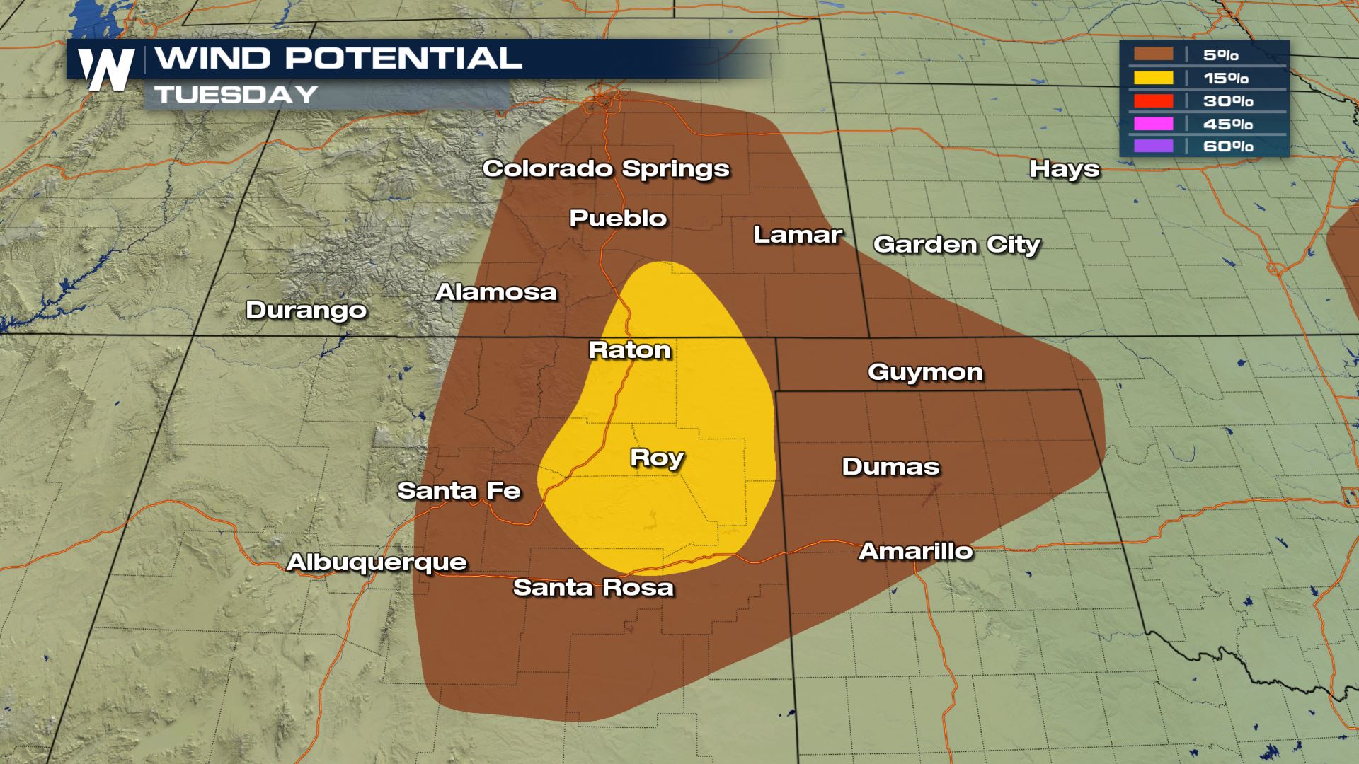 More Severe Storms Tuesday for Colorado and New Mexico