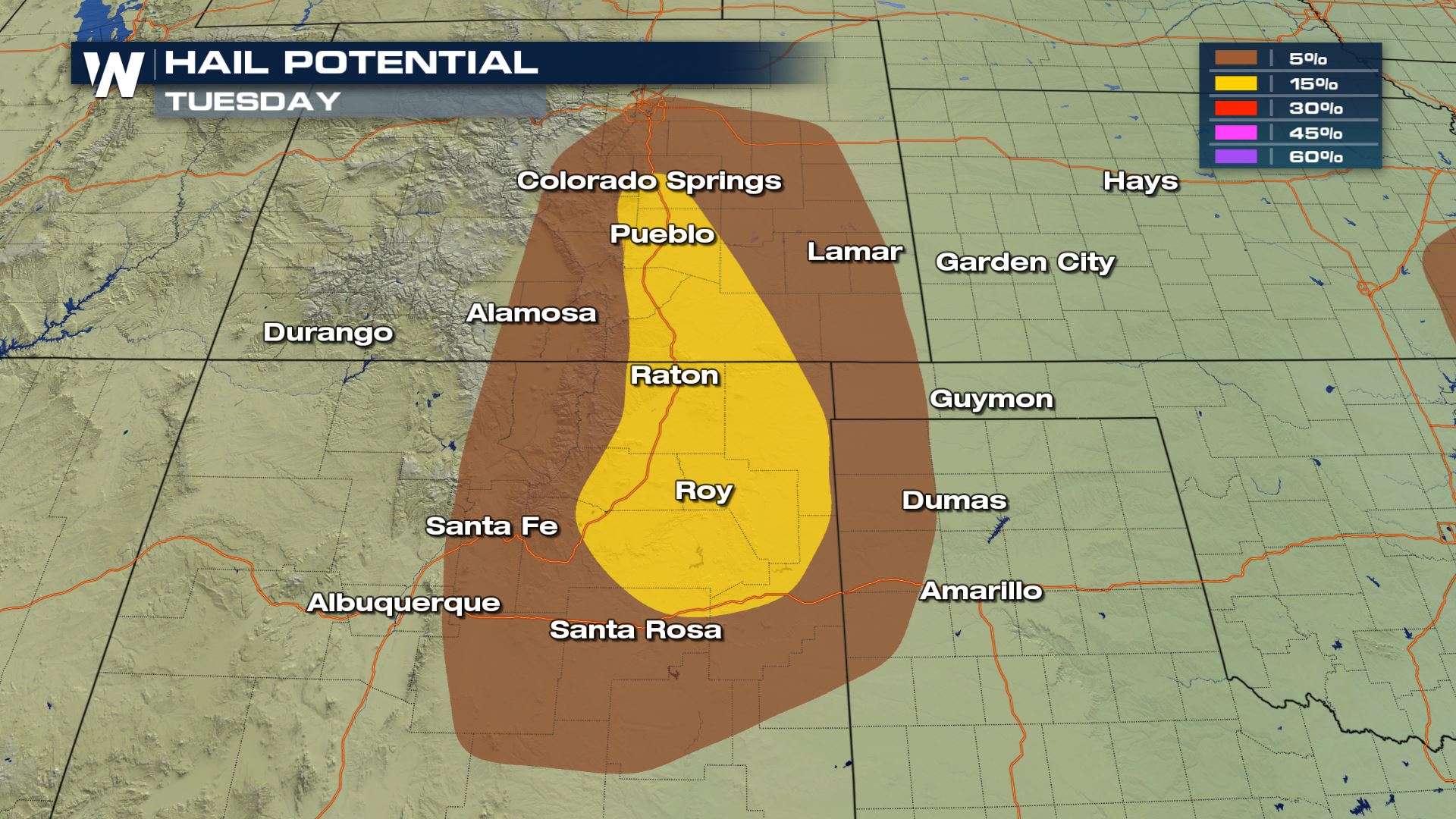 More Severe Storms Tuesday for Colorado and New Mexico