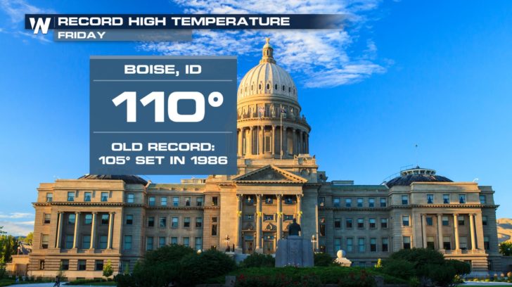 Call it a Record! The West was Sizzling Friday