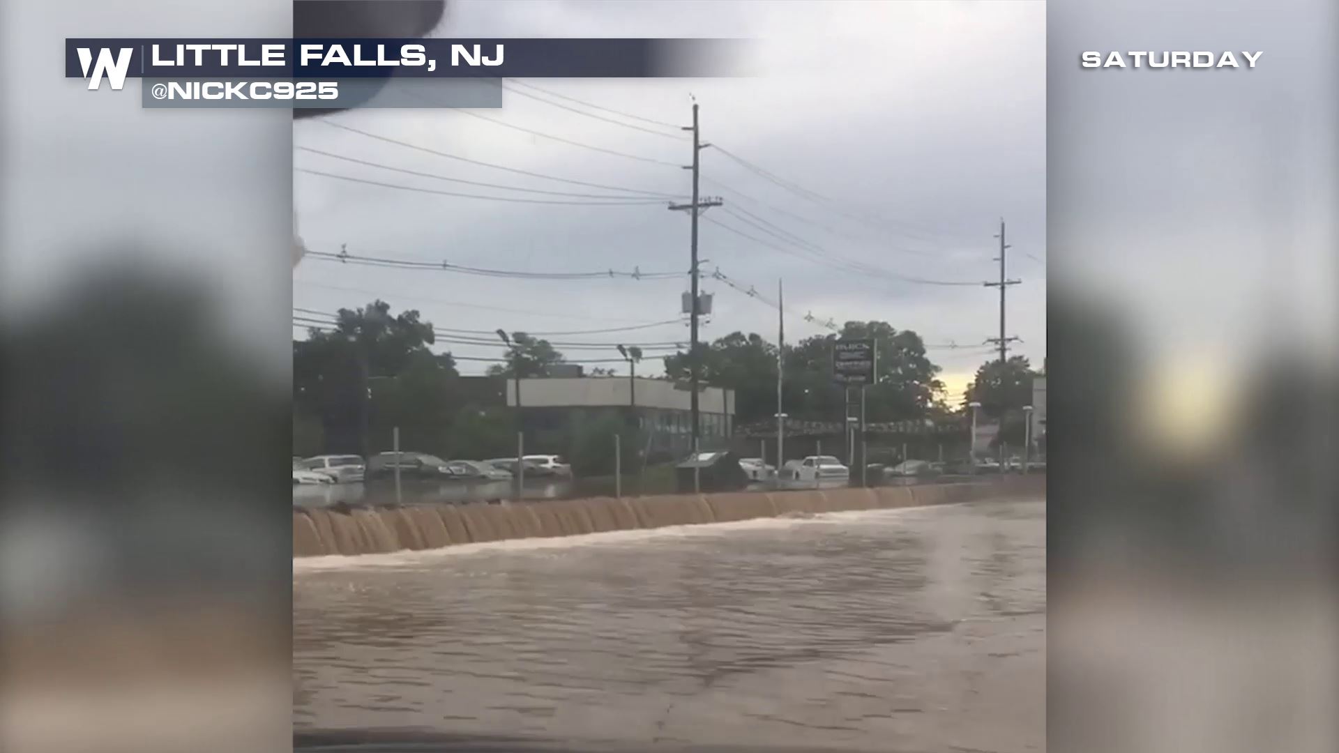 VIDEO Flash Flooding Overtakes New Jersey Town WeatherNation