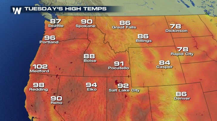 Heat Wave Returns to Northwest