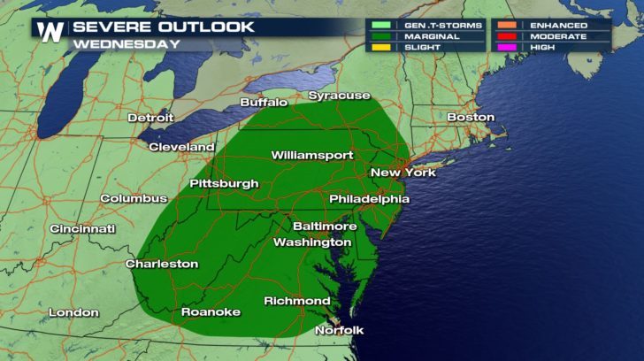 Northeast & Midwest Severe Forecast