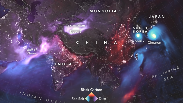 Stunning NASA Images Show Smoke Across the Globe