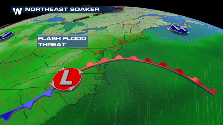 Flooding Rains Possible For the Northeast