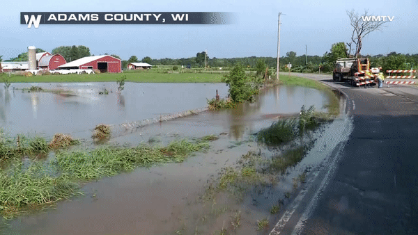 Severe Storms and Flooding Happening Now in Wisconsin