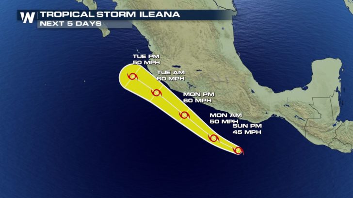 Tropical Storm Ileana Forms in the Eastern Pacific