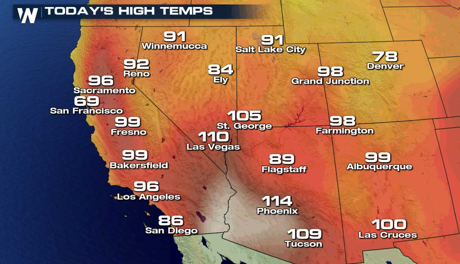 Excessive Heat Returns to the West