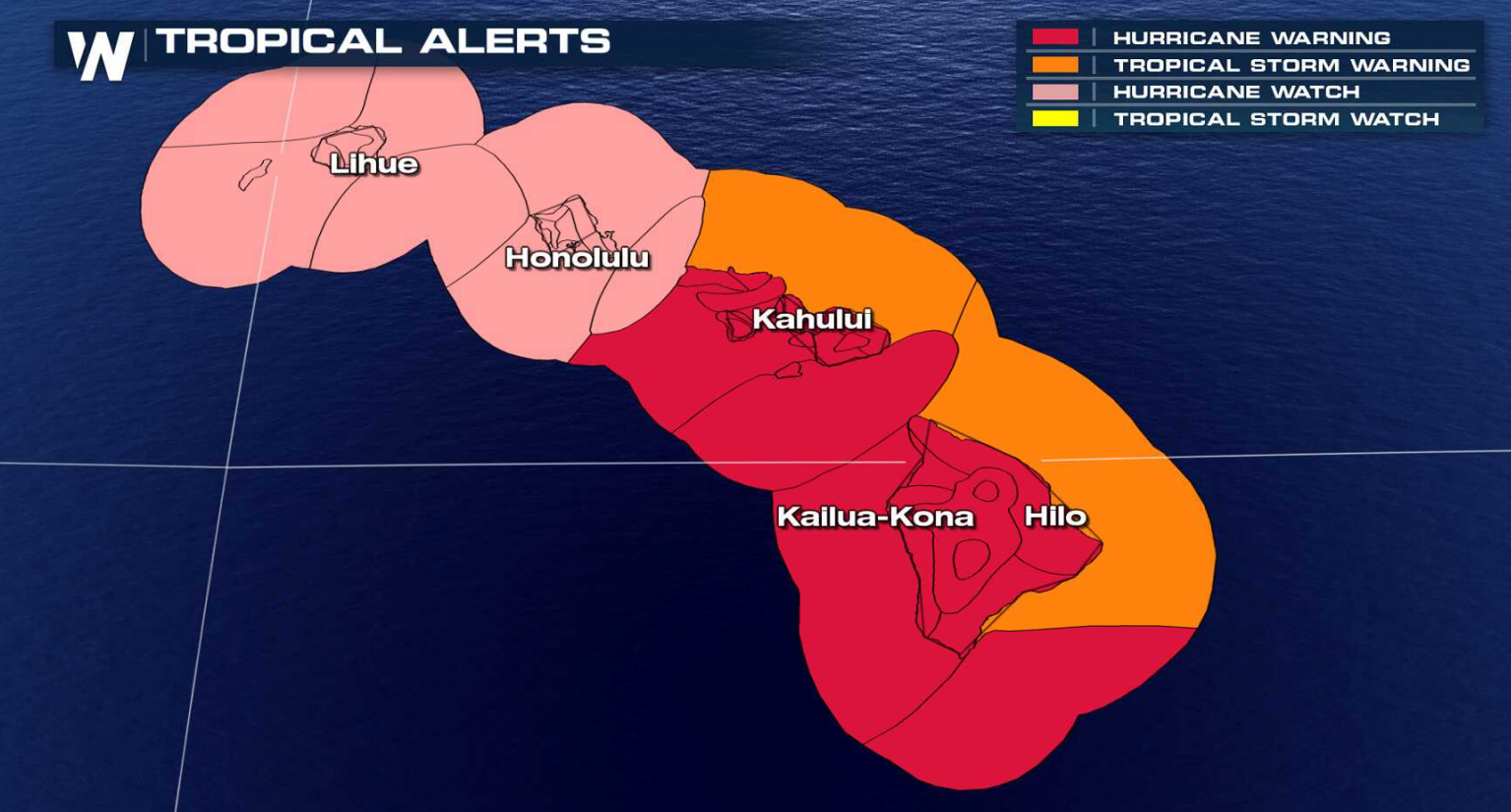 Hurricane Lane: Rare Forecast of Hurricane Landfall for Hawaii
