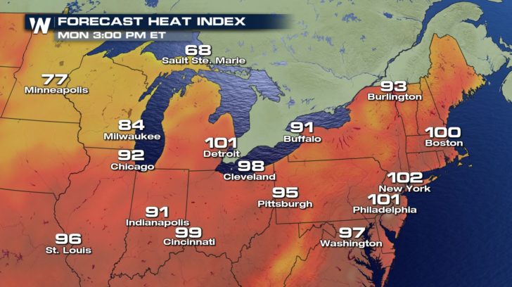 Heat & Humidity Hang on in the Northeast