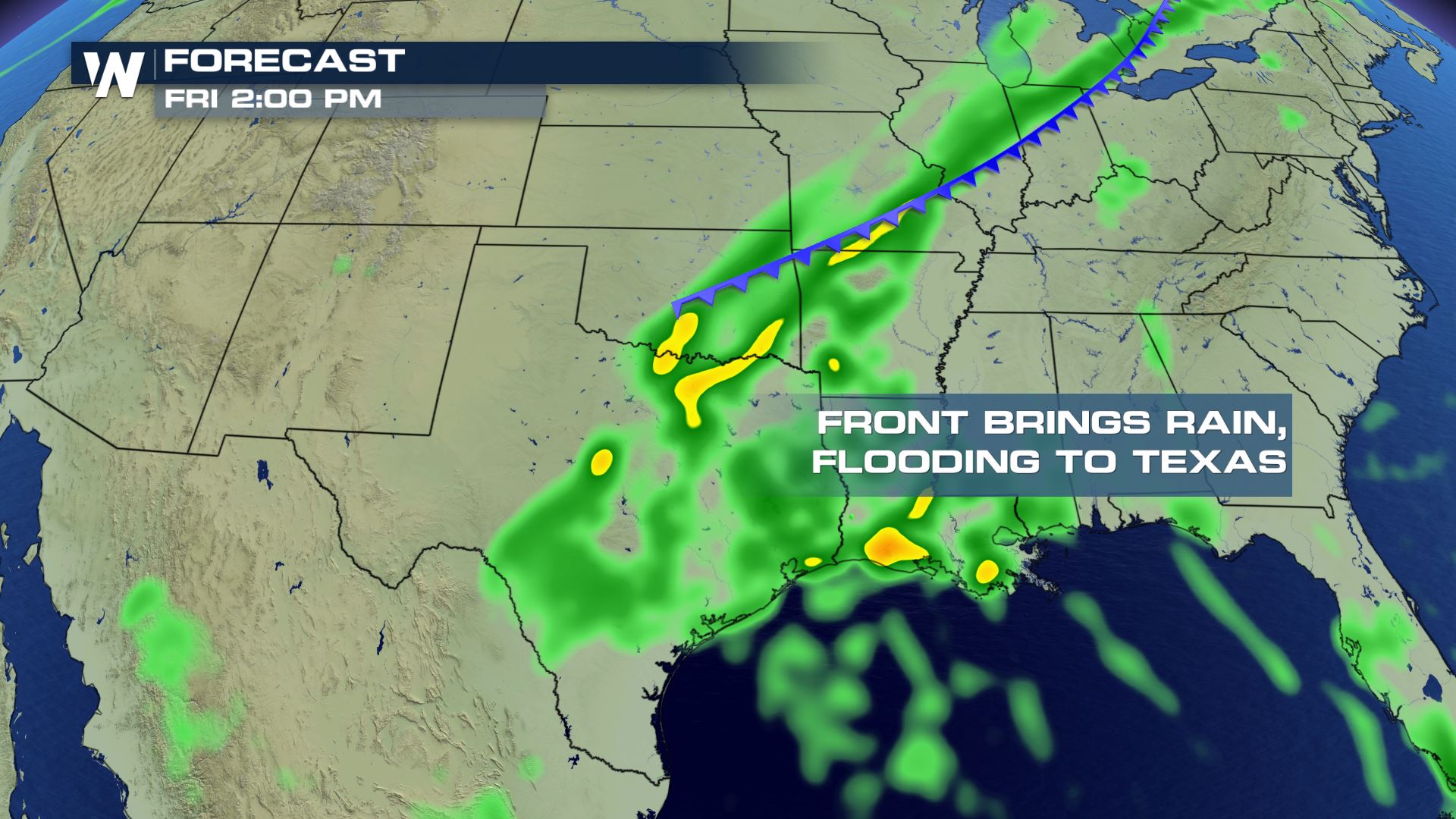 Tropical Moisture Feeds Rain Chances for SW