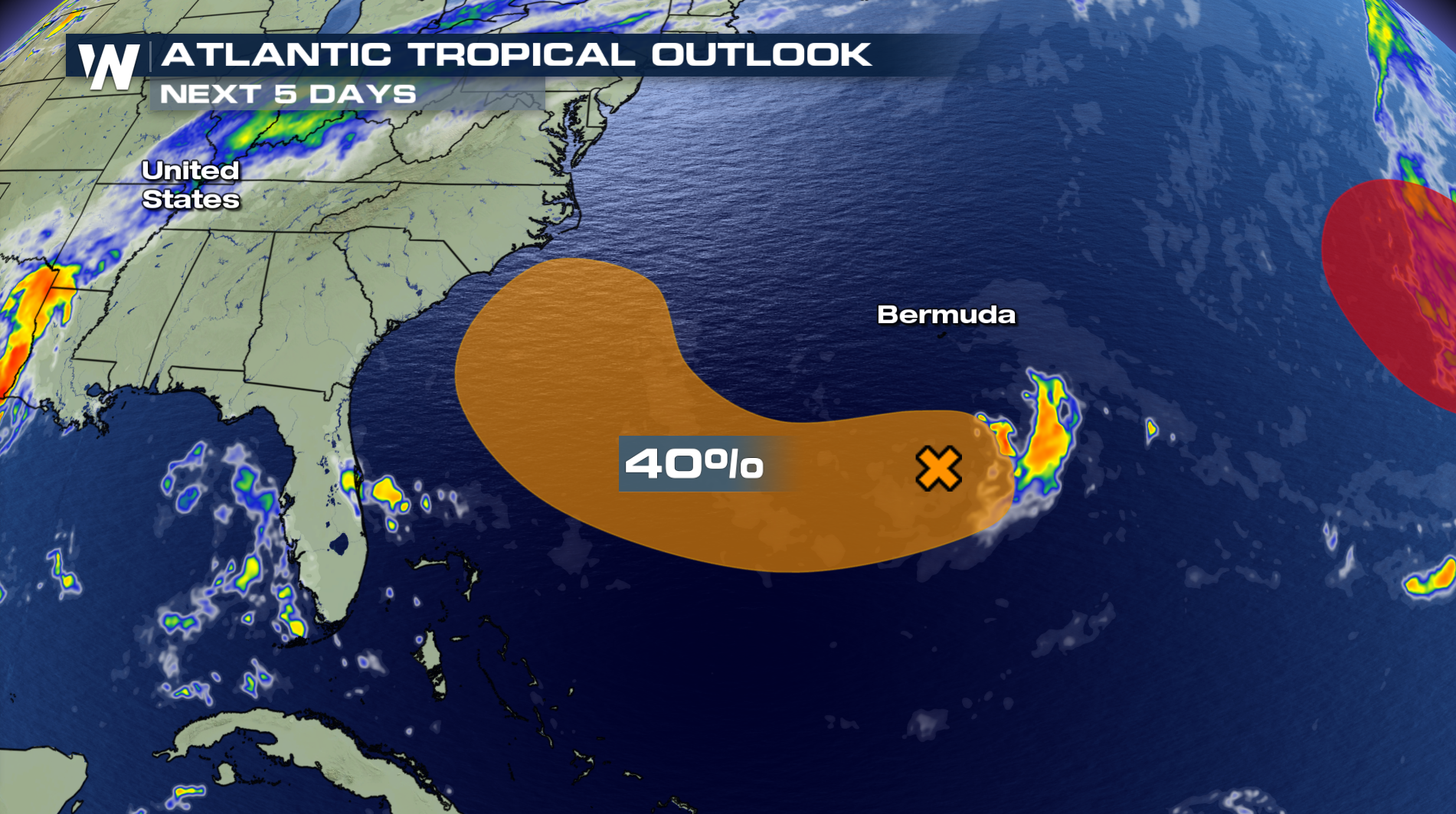 Tropical Low Nears East Coast