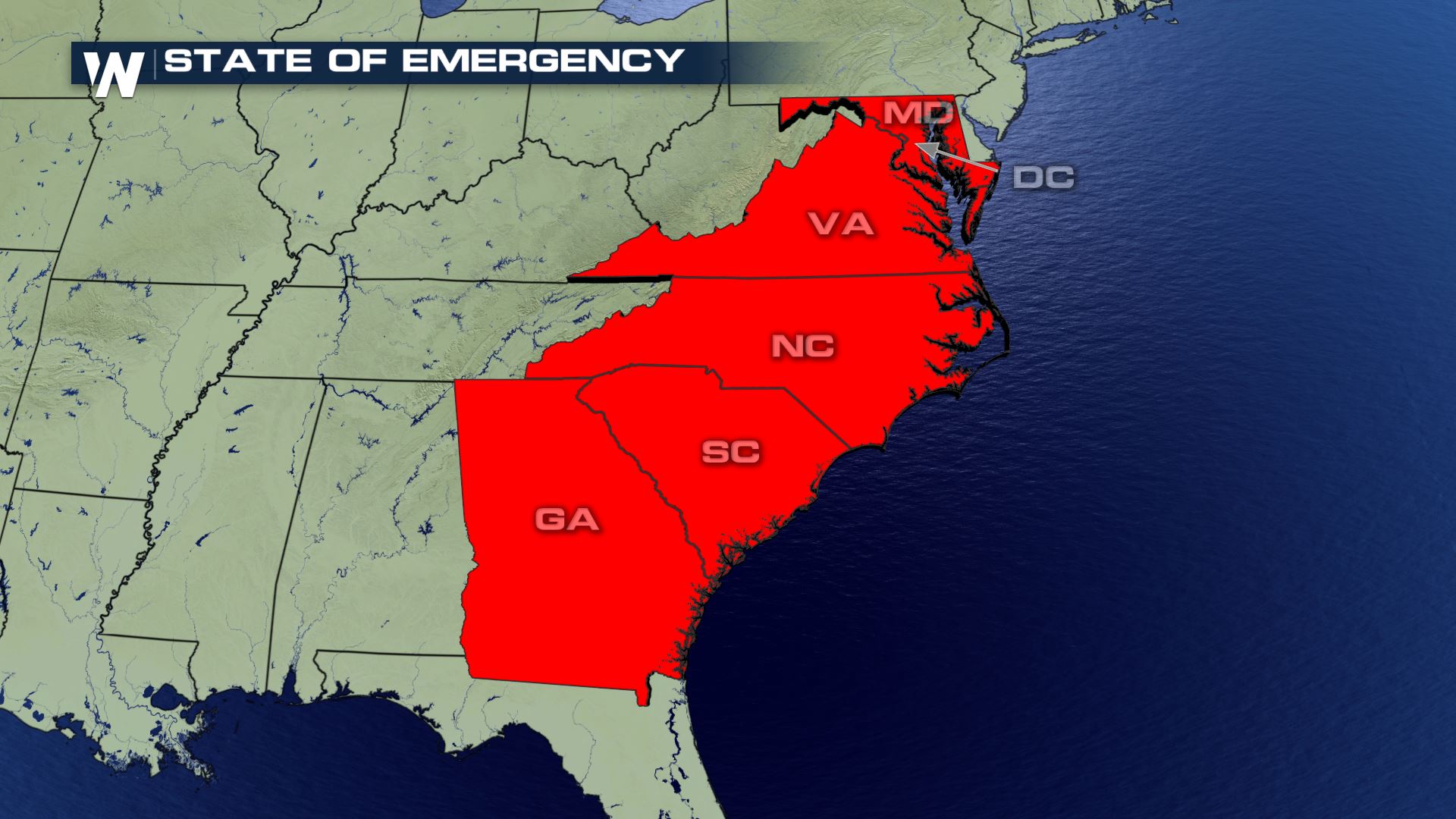 Hurricane Florence: Category 2, Hurricane Warnings For The Coast