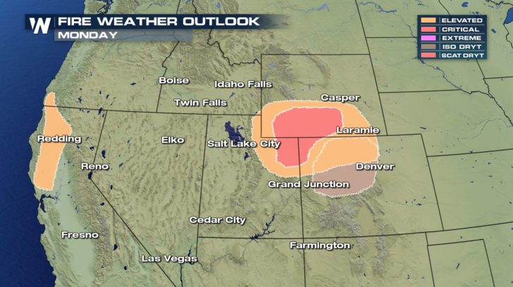 Fire Weather Concerns into New Week