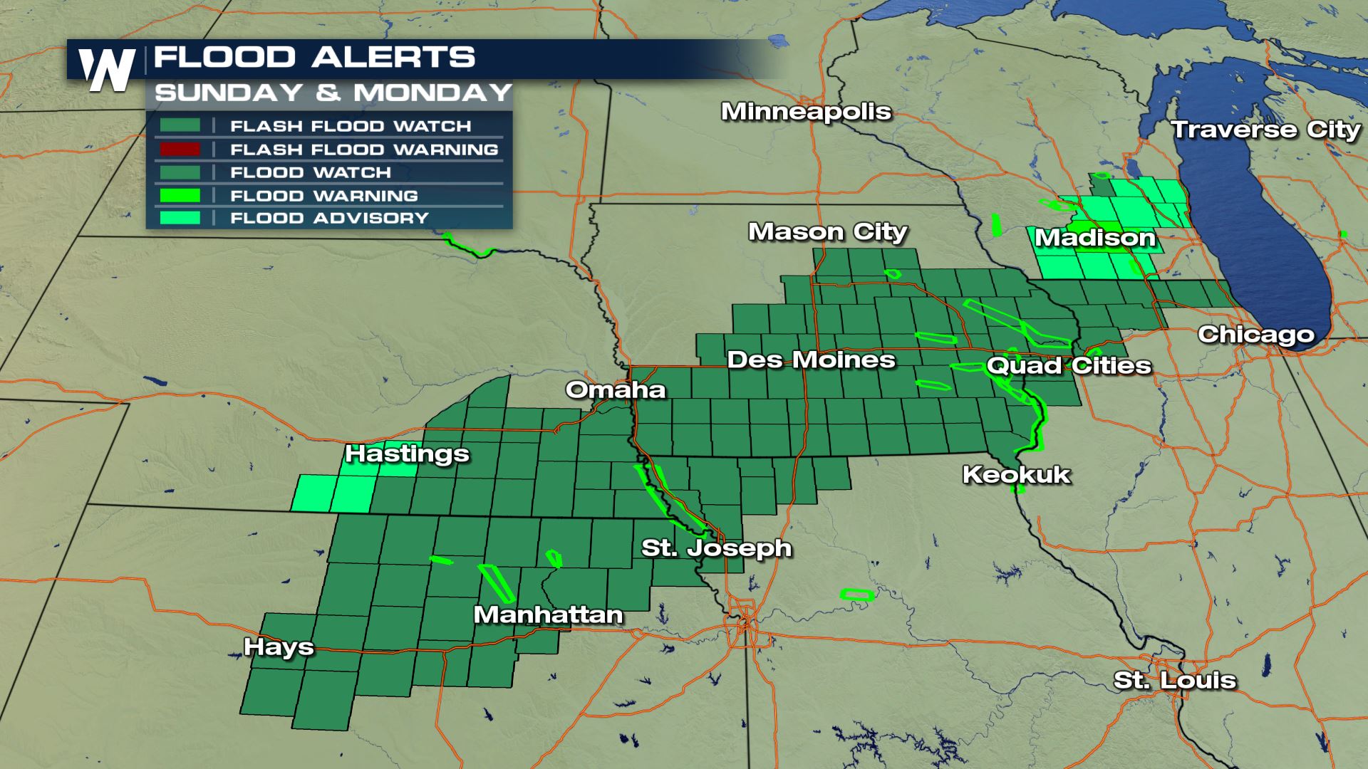 Flood Threat Continues Across Upper Midwest