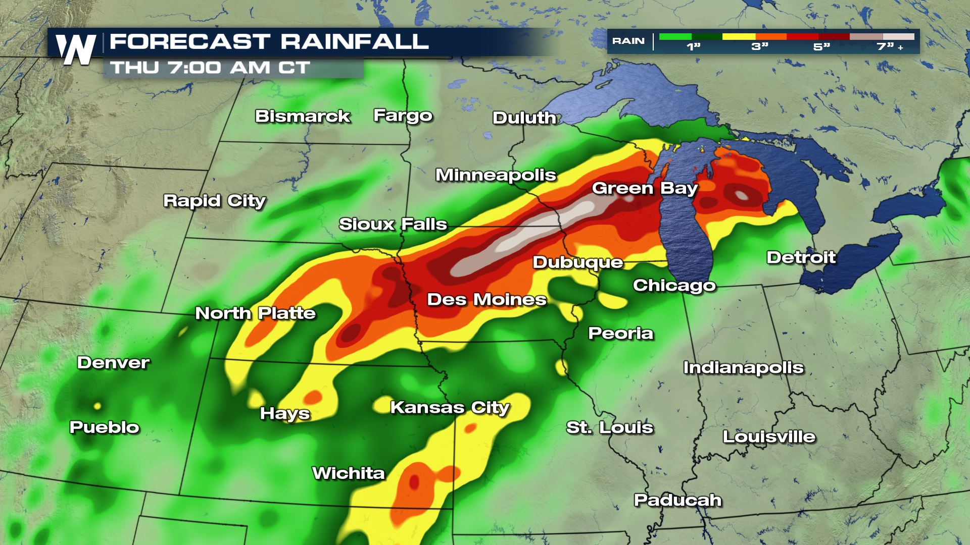 Flood Threat Continues Across Upper Midwest