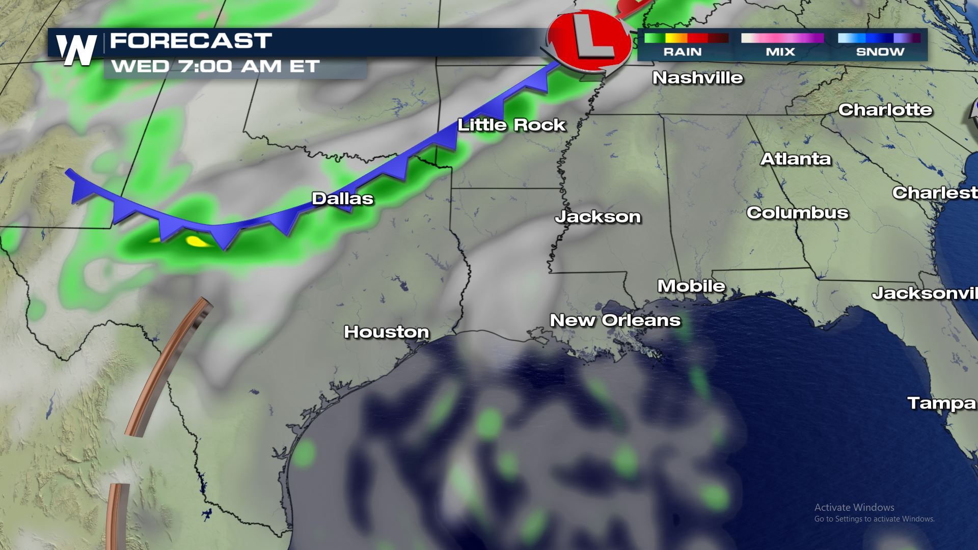 Severe Storms in the Forecast for East Texas on Halloween