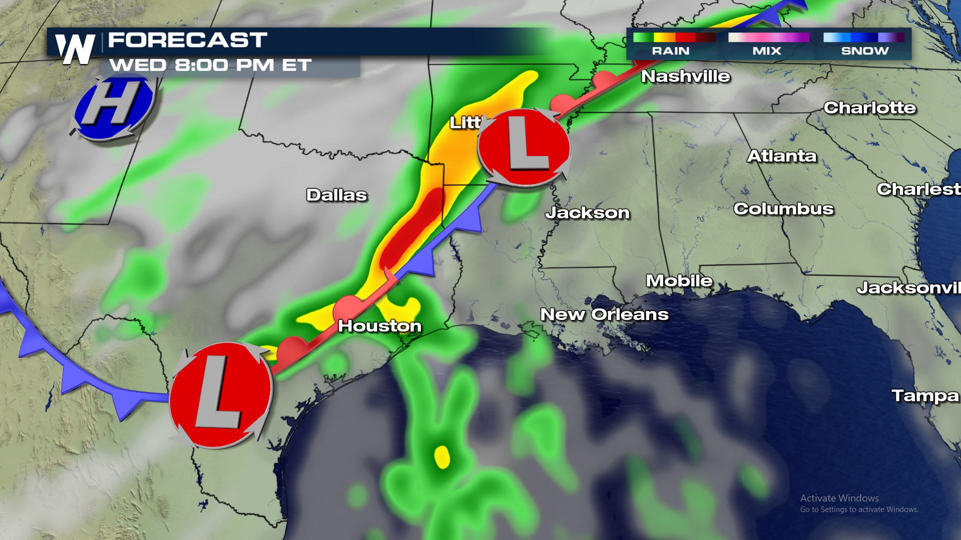 Severe Storms in the Forecast for East Texas on Halloween