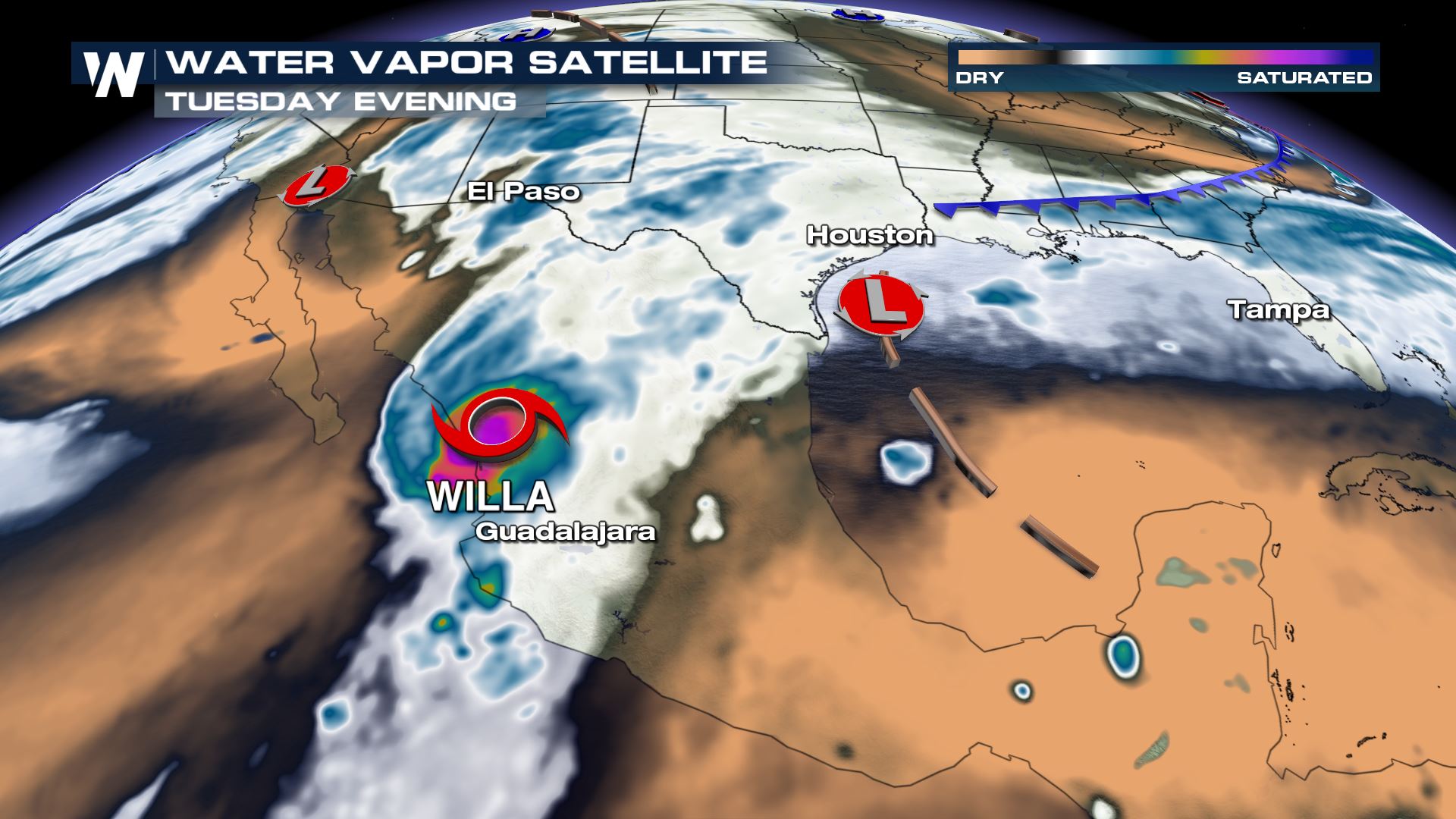 Hurricane Willa Makes Landfall in Western Mexico