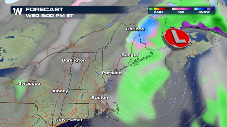 Wintry Weather Returns to New England
