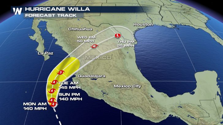 Hurricane Willa to Strike Mexico