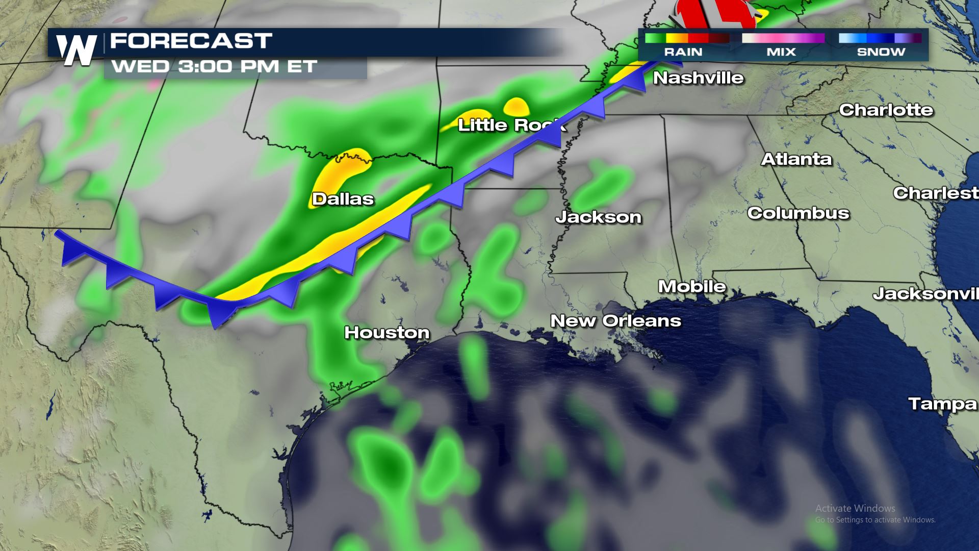 Severe Storms in the Forecast for East Texas on Halloween